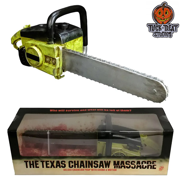 Trick or Treat Studios The Texas Chainsaw Massacre (1974) Chainsaw Prop With Sound